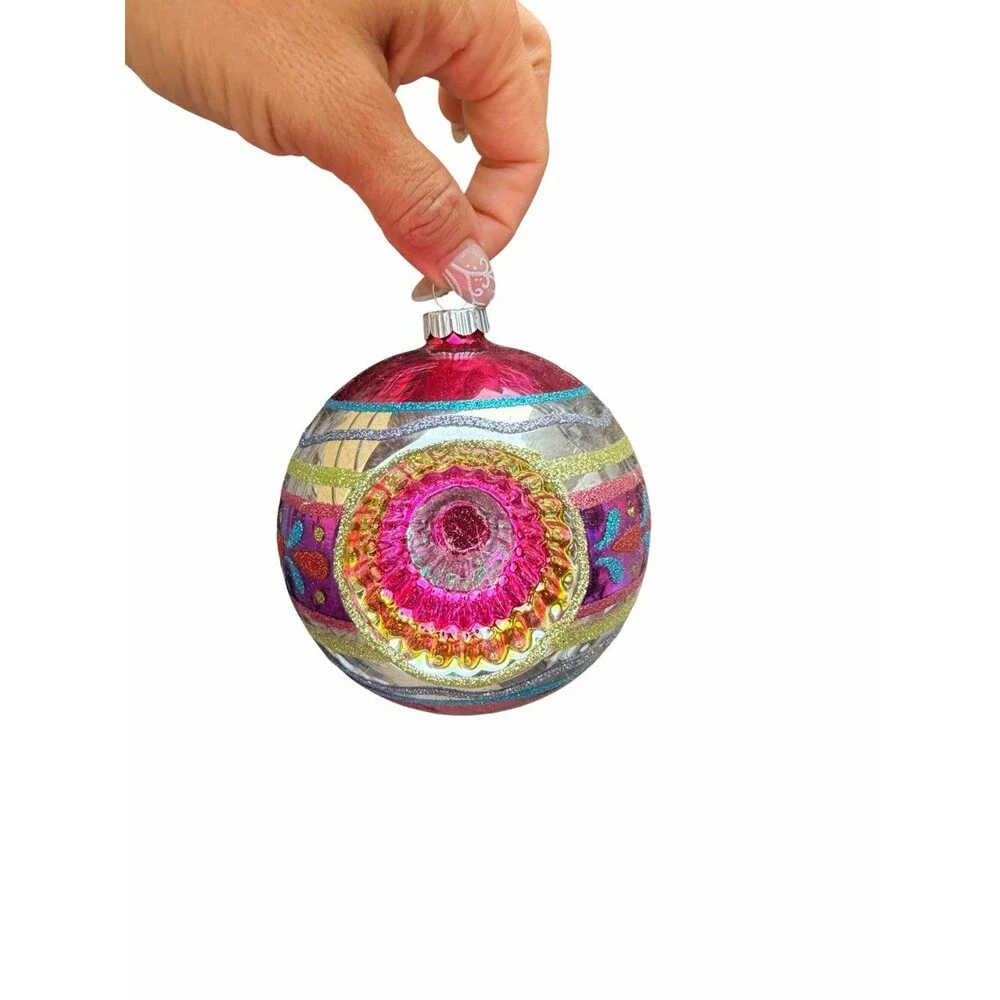 Christopher Radko large glass ball Ornament